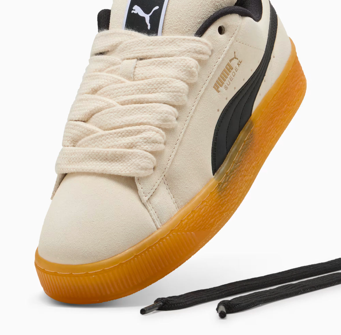 PUMA Suede XL Dark Risk Alpine Snow Black Gum 401348-02