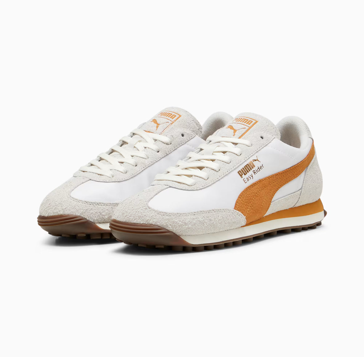 Puma Easy Rider Nylon Sneaker Warm White Caramel Latte 399661-02