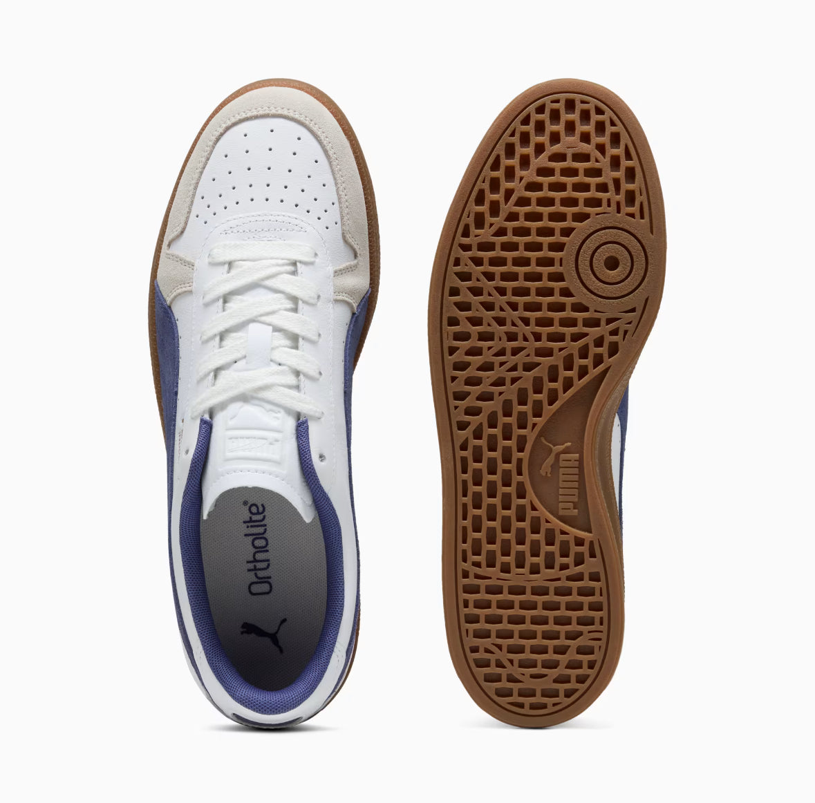 PUMA Indoor White Blue Crystal Gum 401360-06