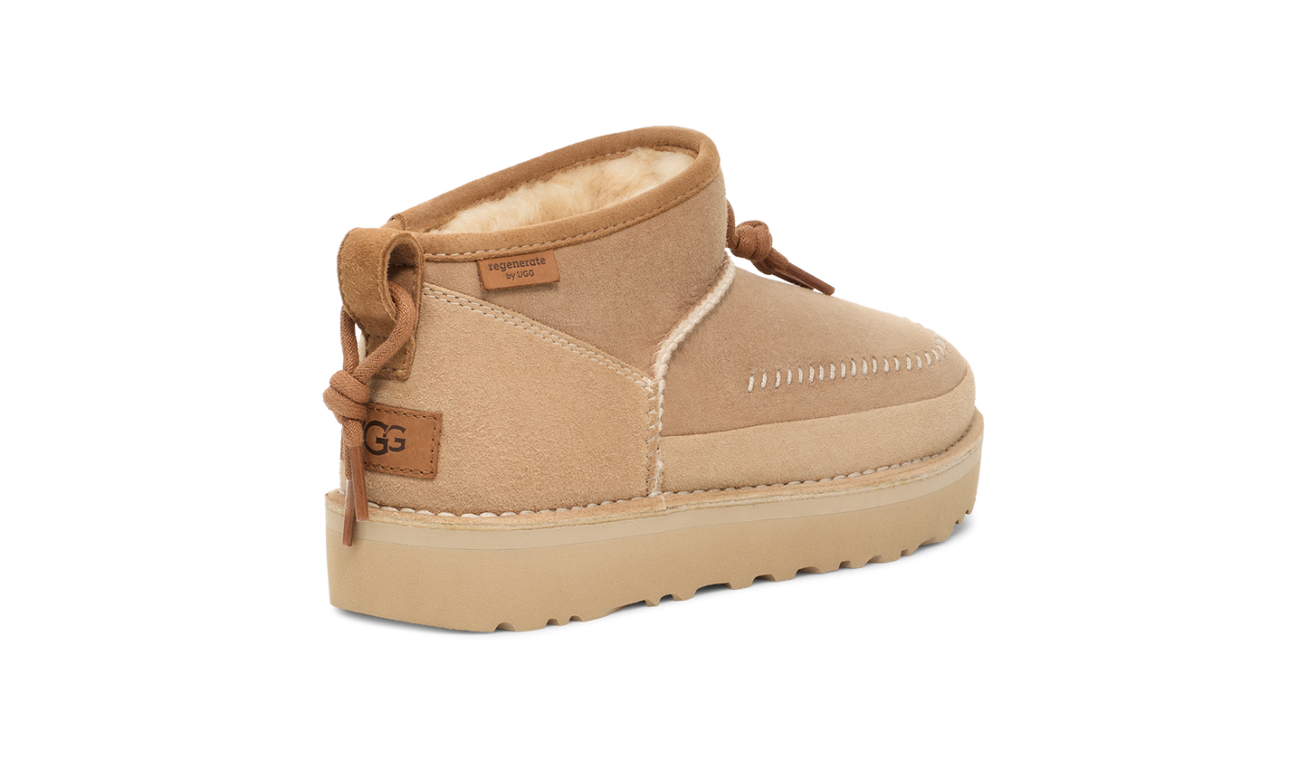 UGG W ULTRA MINI CRAFTED REGENERATE SAND 1152953-SAN