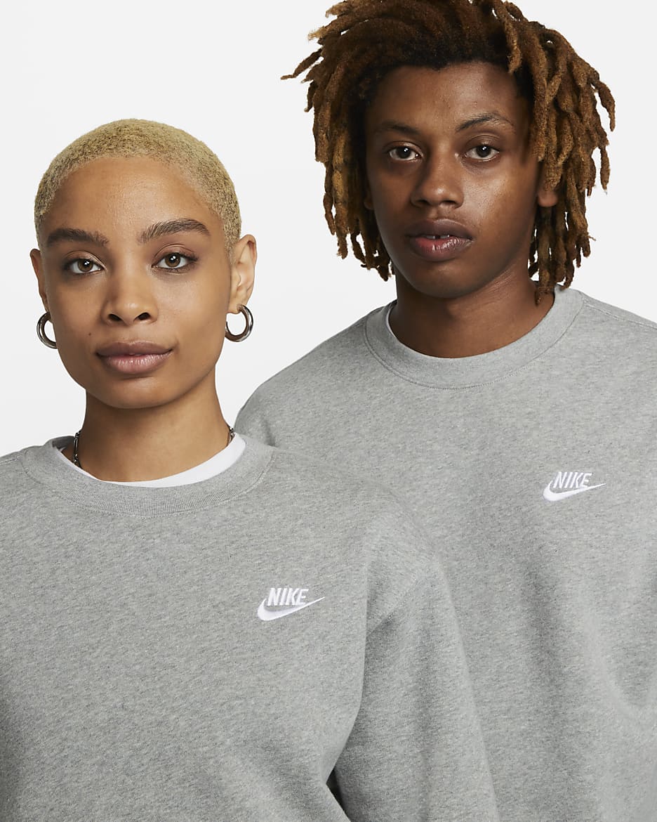 Nike Sportswear Club Sweatshirt Fleece grey heather BV2662-063