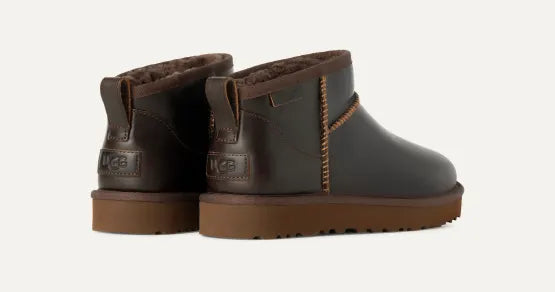 UGG Classic Mini LTHR Boot Ironwood 1163490