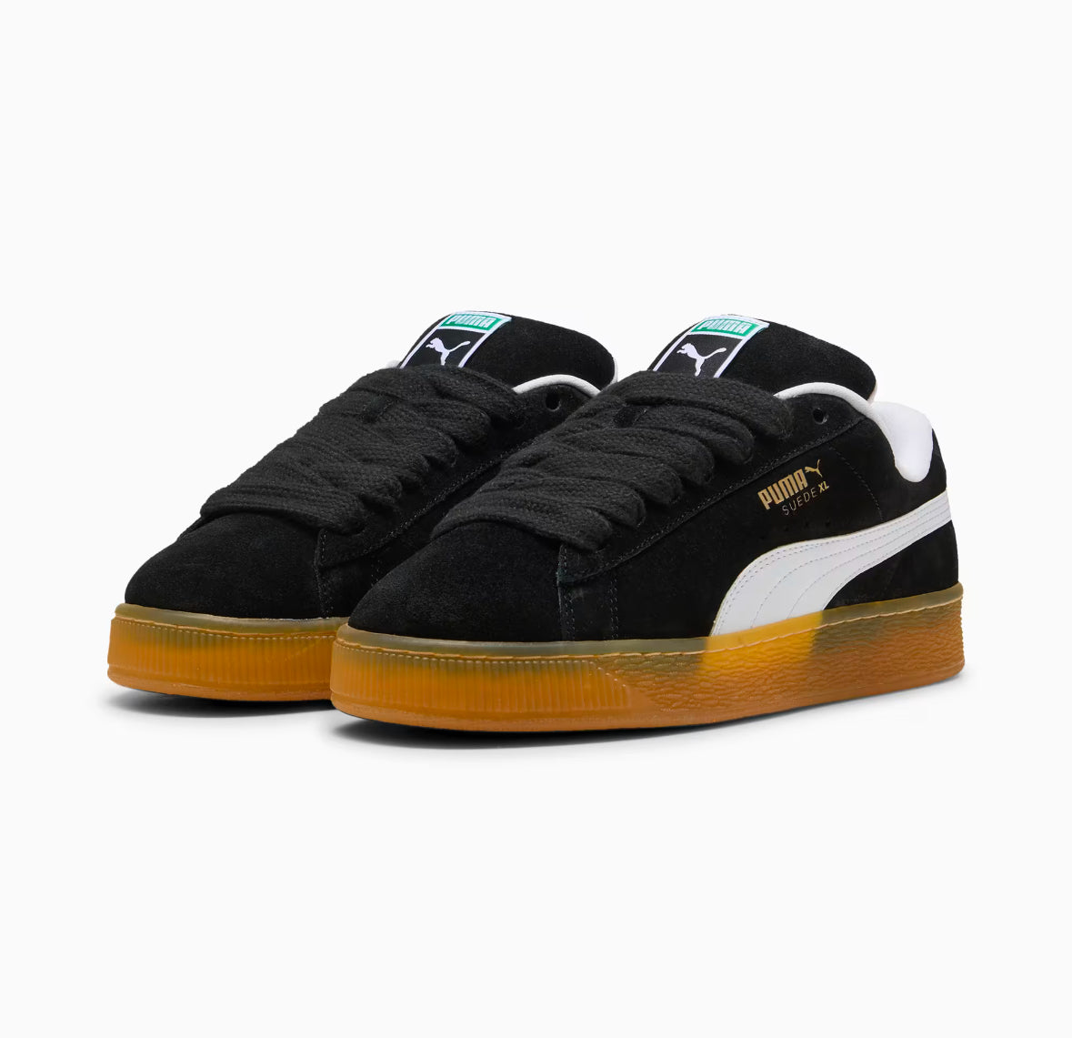 PUMA Suede XL Dark Risk Black White Gum 401348-01