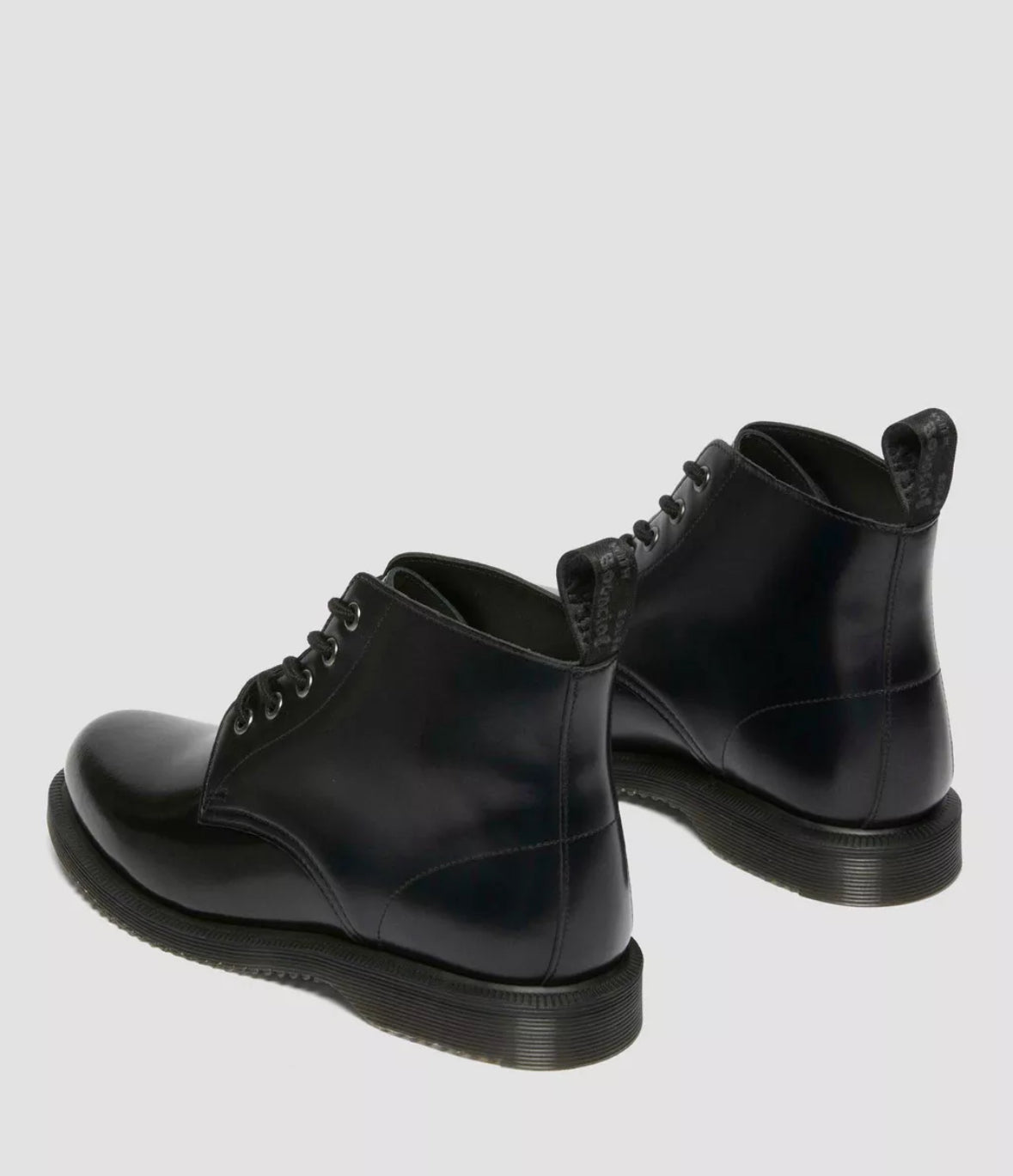 Dr.Martens 5 Loch Ankle Boots Emmeline Black Polished Smooth 32219001