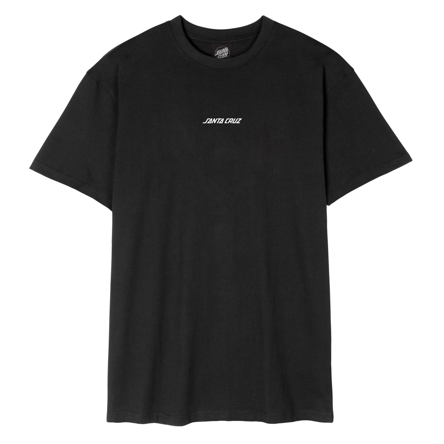 Santa Cruz Screaming Flash Center T-Shirt Black White