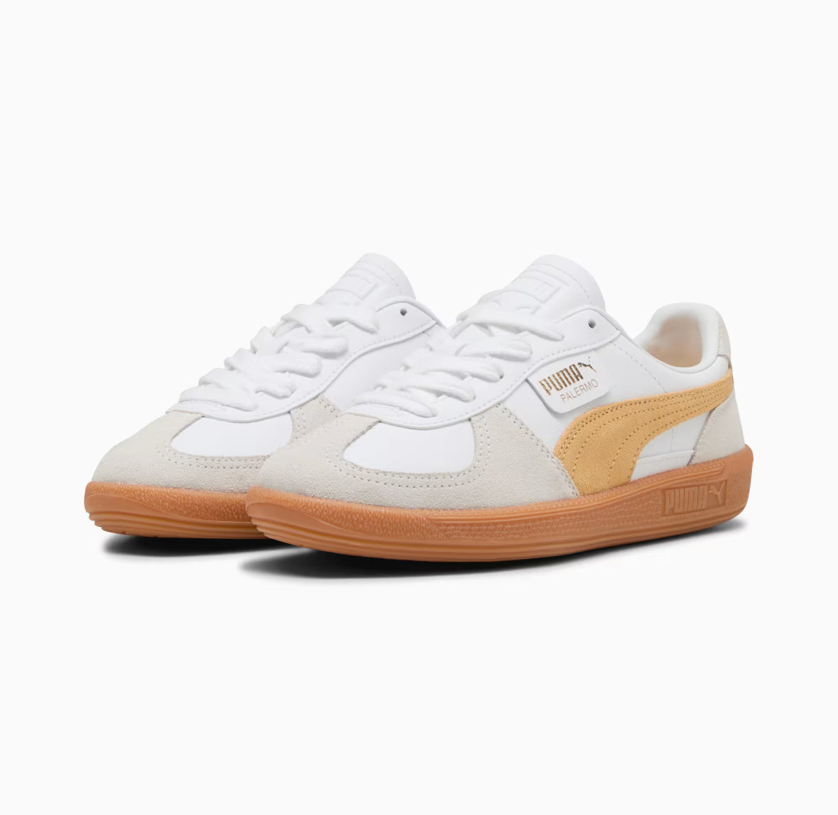 Puma Palermo White Almost Apricot 396464-19