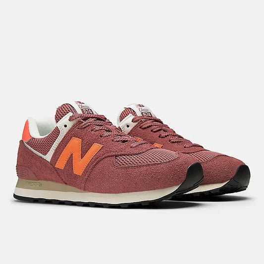 New Balance Sneaker U574 7FE Red Rock Tangerine Heat