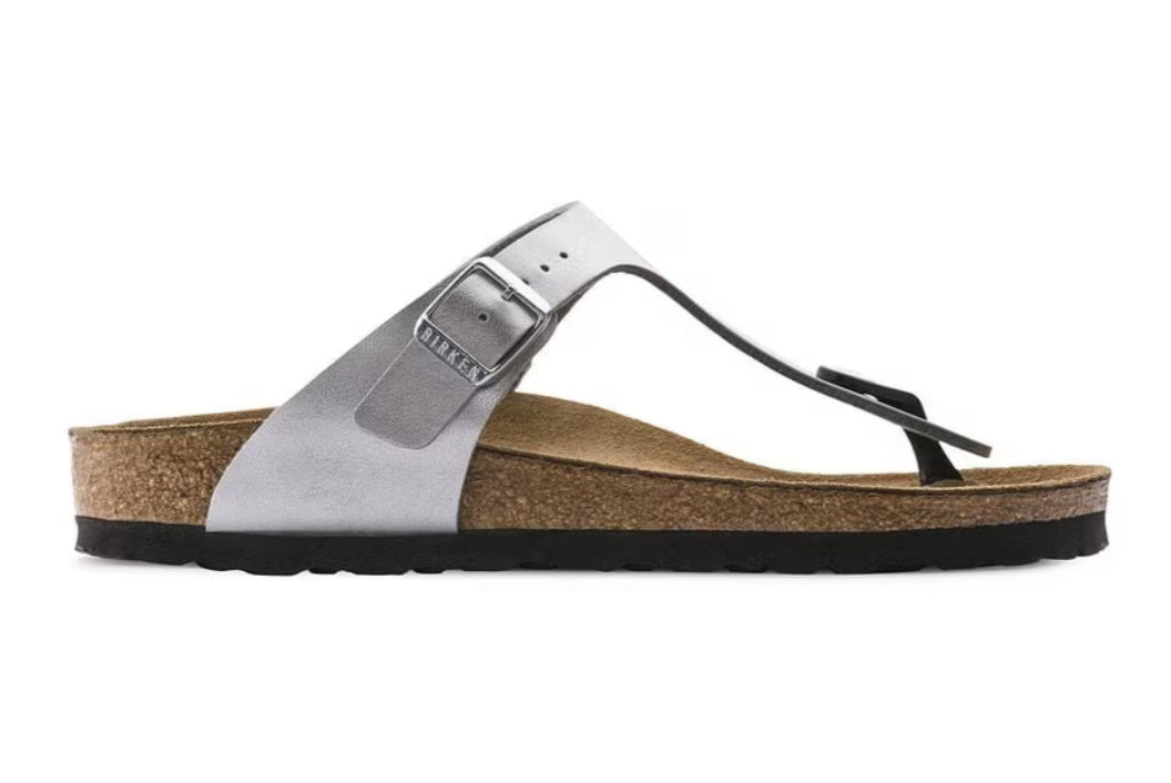 Birkenstock Gizeh Birko-Flor Silver 0043851