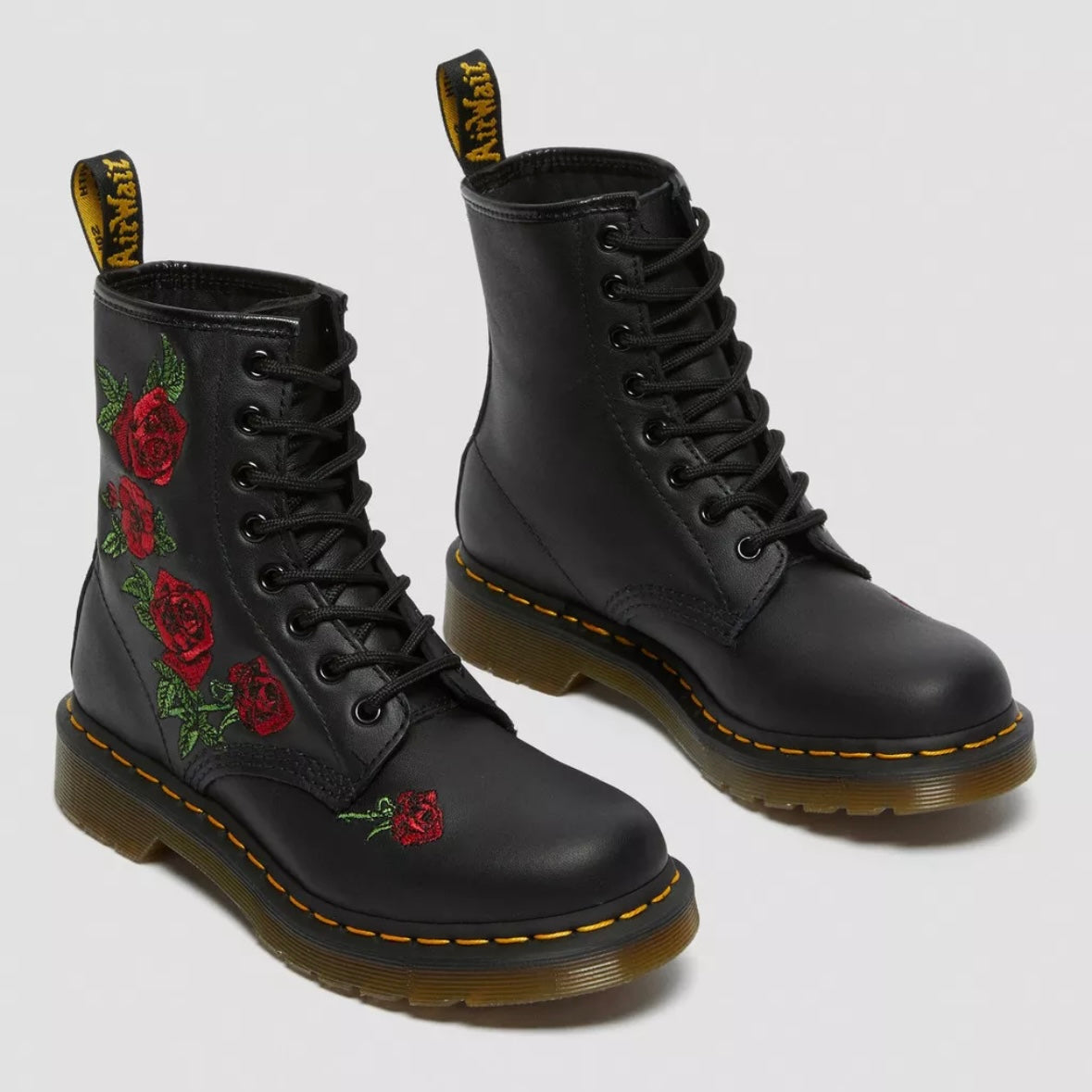 Dr.Martens 1460 Vonda Black Floral Rose 24722001