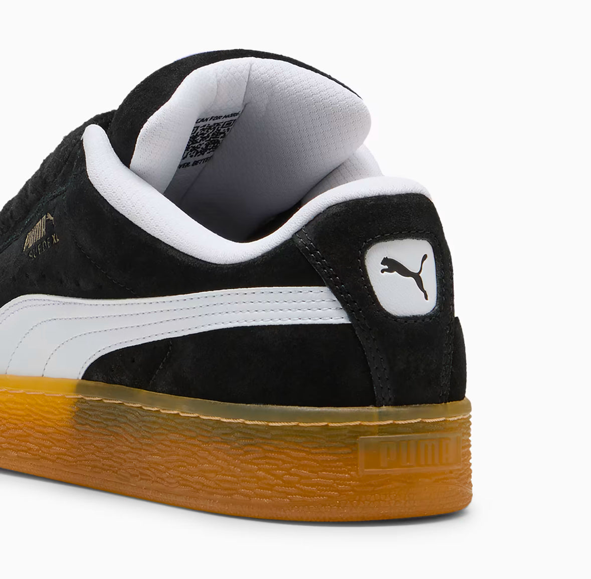 PUMA Suede XL Dark Risk Black White Gum 401348-01