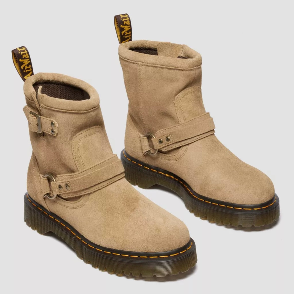 Dr.Martens Anistone Harness Biker Boot Savannah Tan 42062200