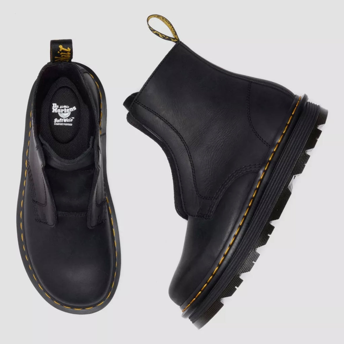 Dr.Martens Zebzag Laceless Chelsea Boots Black 42653001