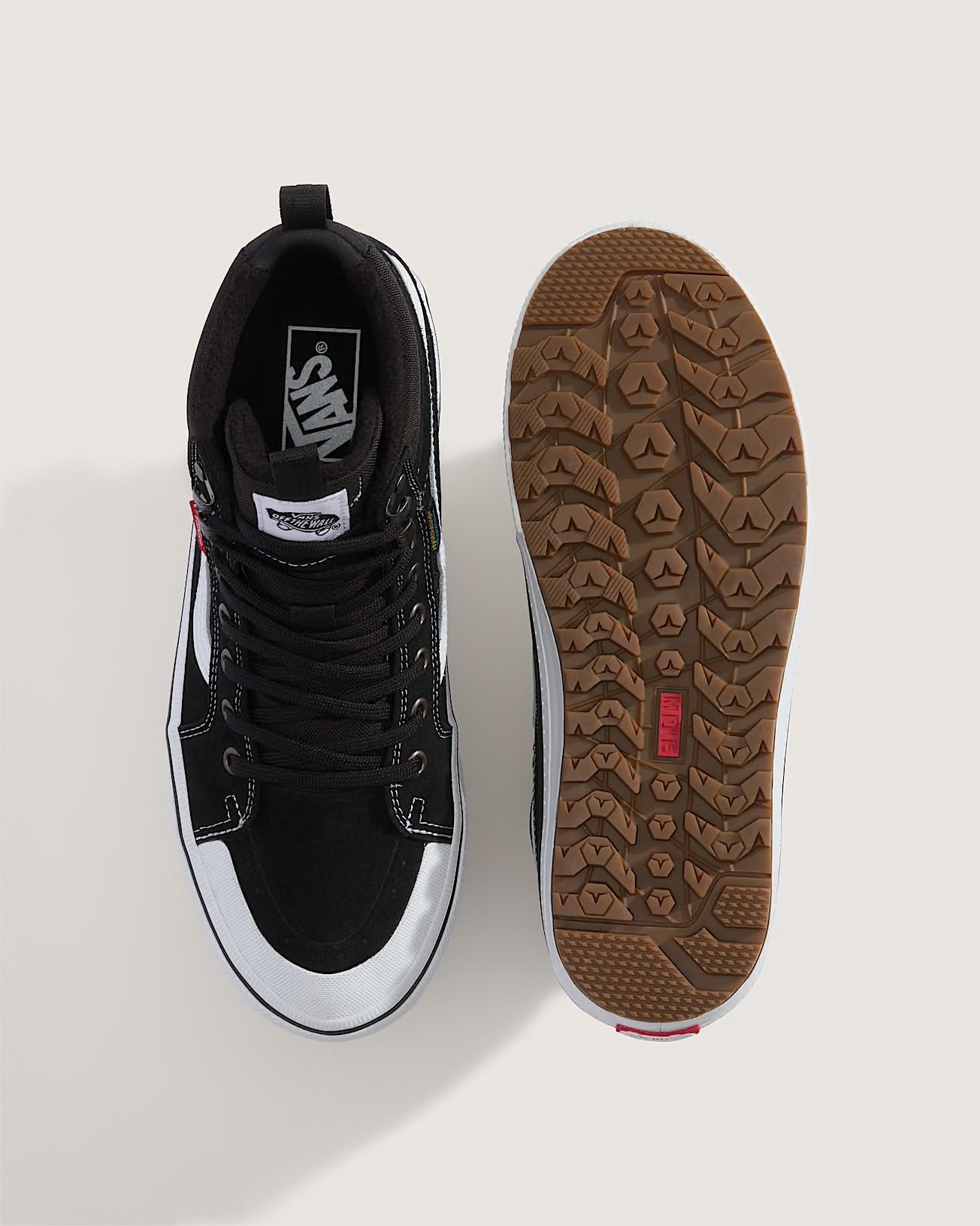 VANS SK8-HI MTE Waterproof Insulated Black White VN000DAQBA2