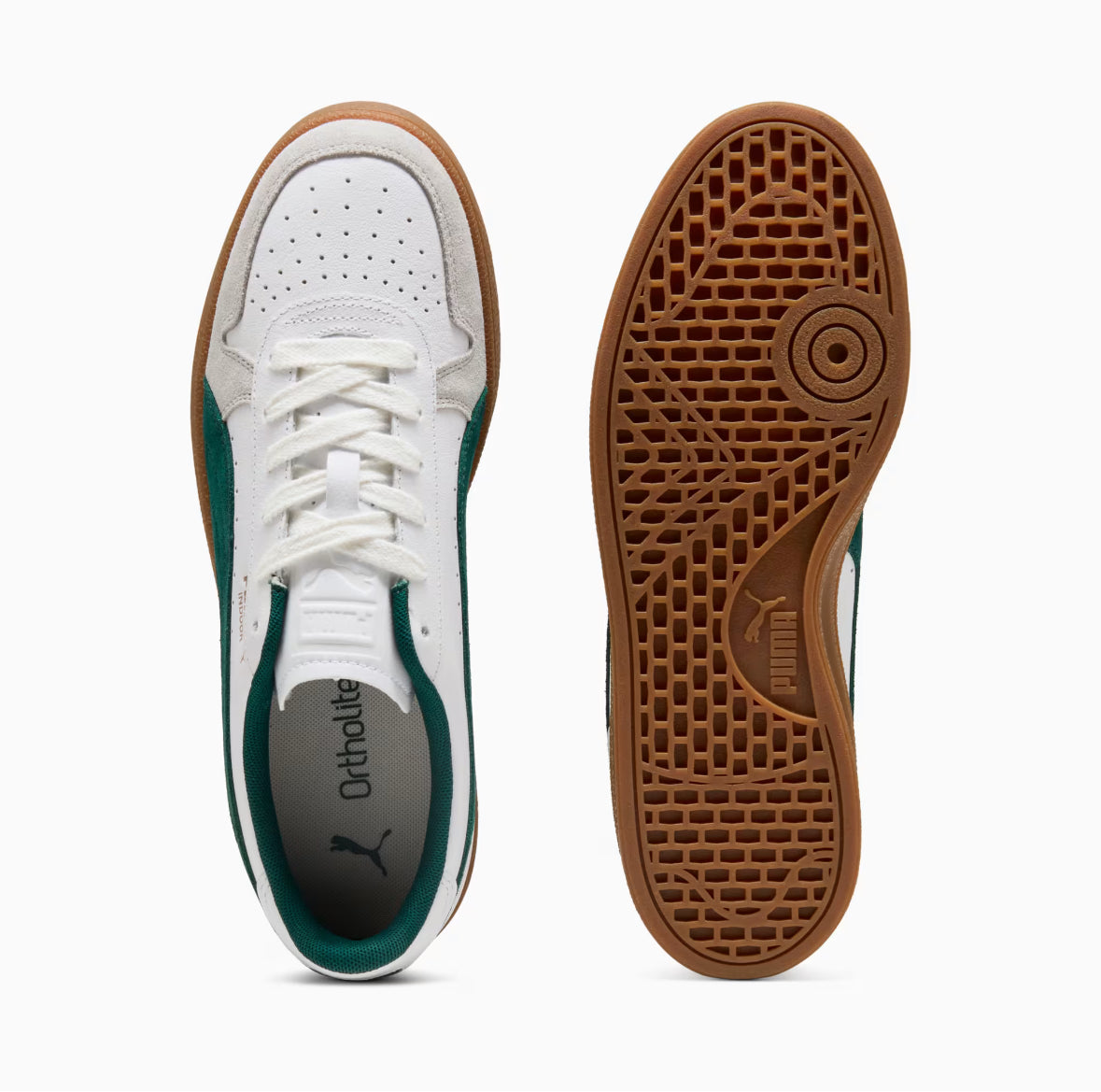 PUMA Indoor White Dark Myrtle Gum 401360-05