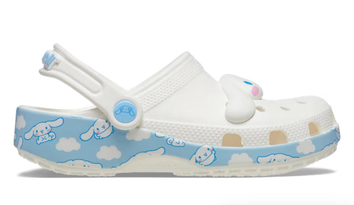 CROCS HELLO KITTY AND FRIENDS CINNAMOROLL CLASSIC CLOG WHITE 210343
