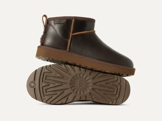 UGG Classic Mini LTHR Boot Ironwood 1163490
