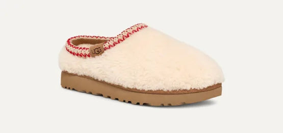 UGG Tasman Maxi Curly Pantoffel Natural 1158356
