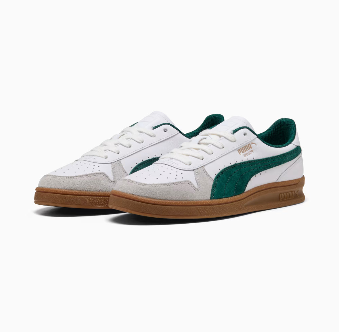 PUMA Indoor White Dark Myrtle Gum 401360-05