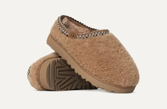 UGG Tasman Maxi Curly Pantoffel Chestnut 1158356