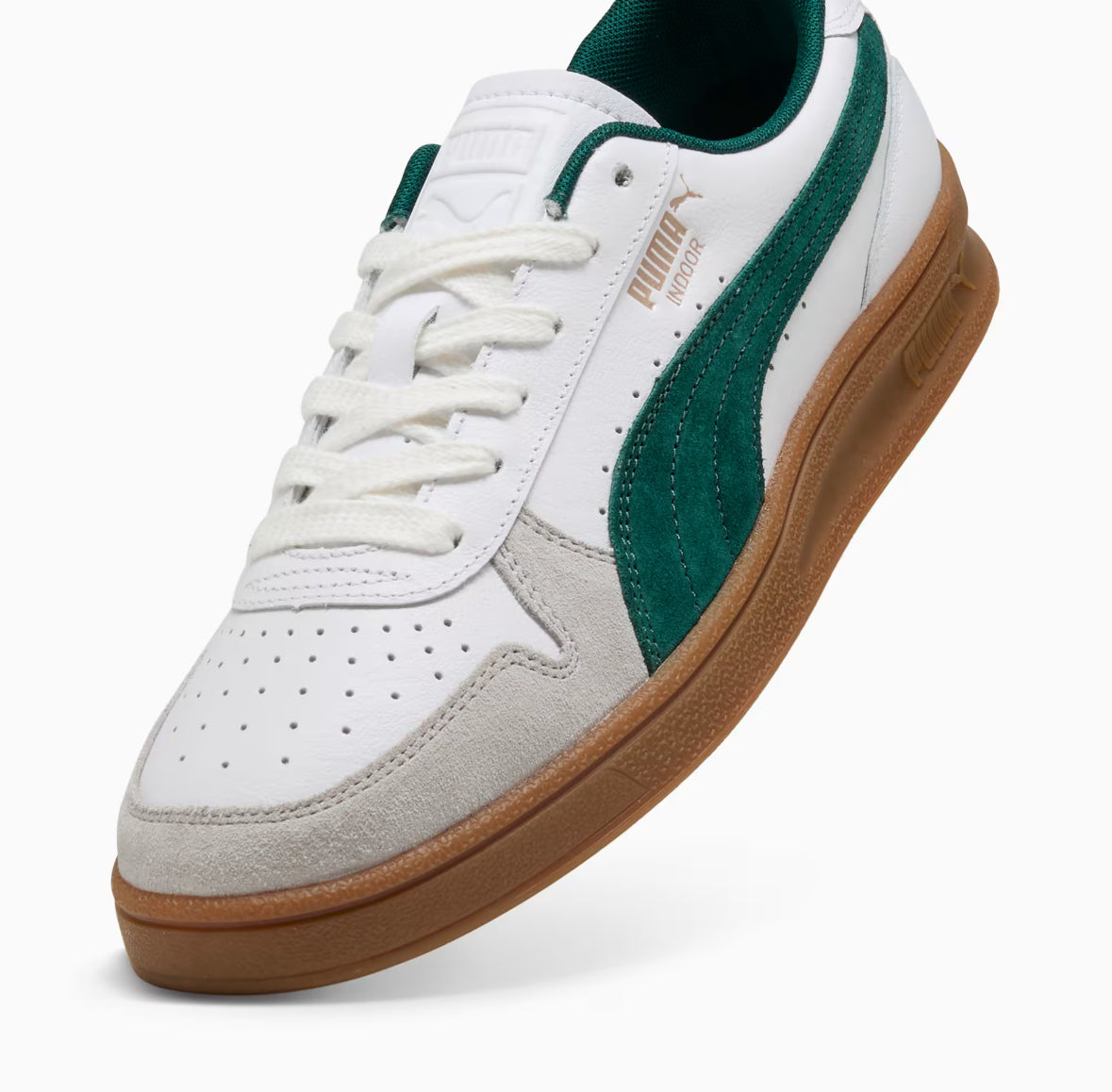 PUMA Indoor White Dark Myrtle Gum 401360-05