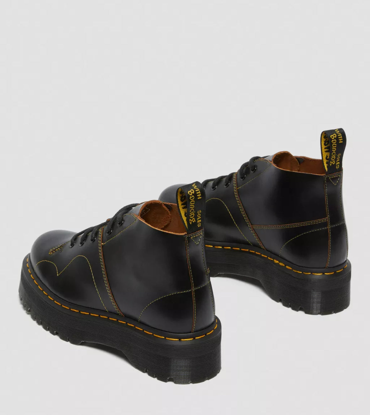 Dr.Martens Church Quad Black Vintage Smooth 25357001