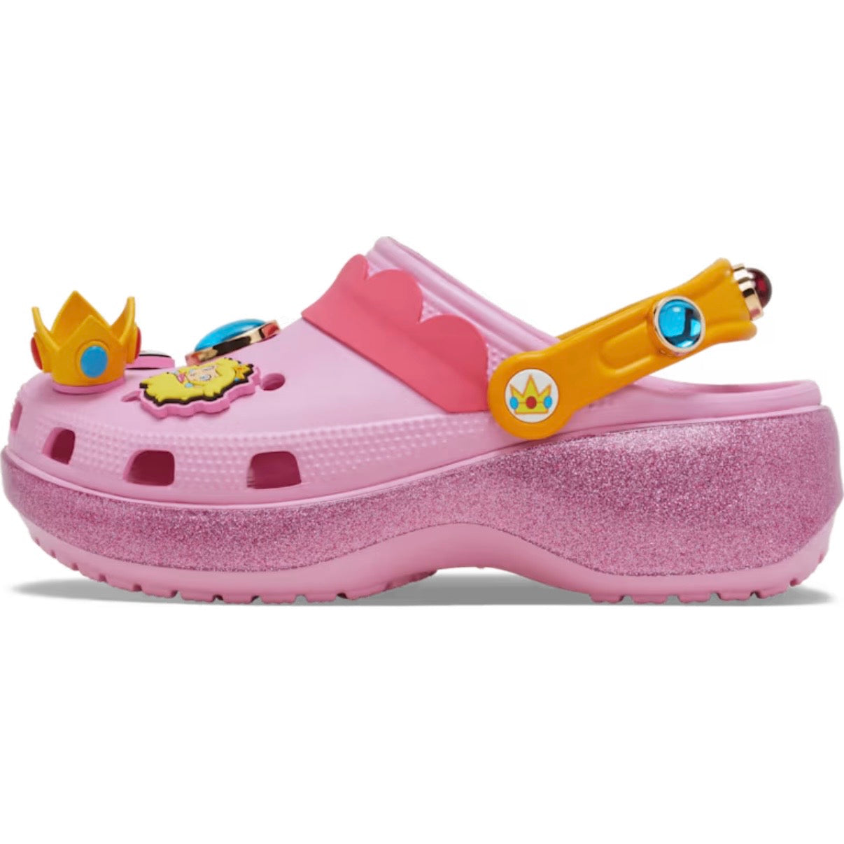 Crocs Super Mario Princess Peach Classic Platform Clog