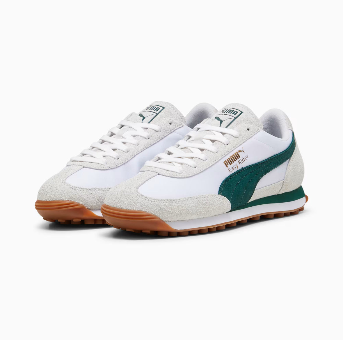 Puma Easy Rider Nylon Sneaker White Dark Myrtle 399661-01