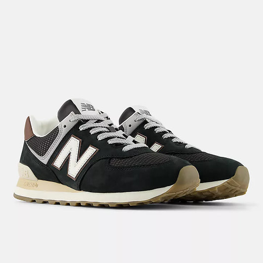 New Balance Sneaker U574 8SB Brown Dark Silver Metallic