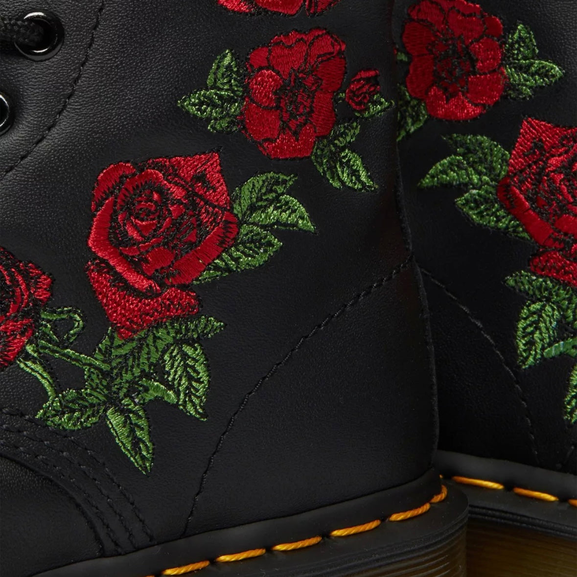 Dr.Martens 1460 Vonda Black Floral Rose 24722001