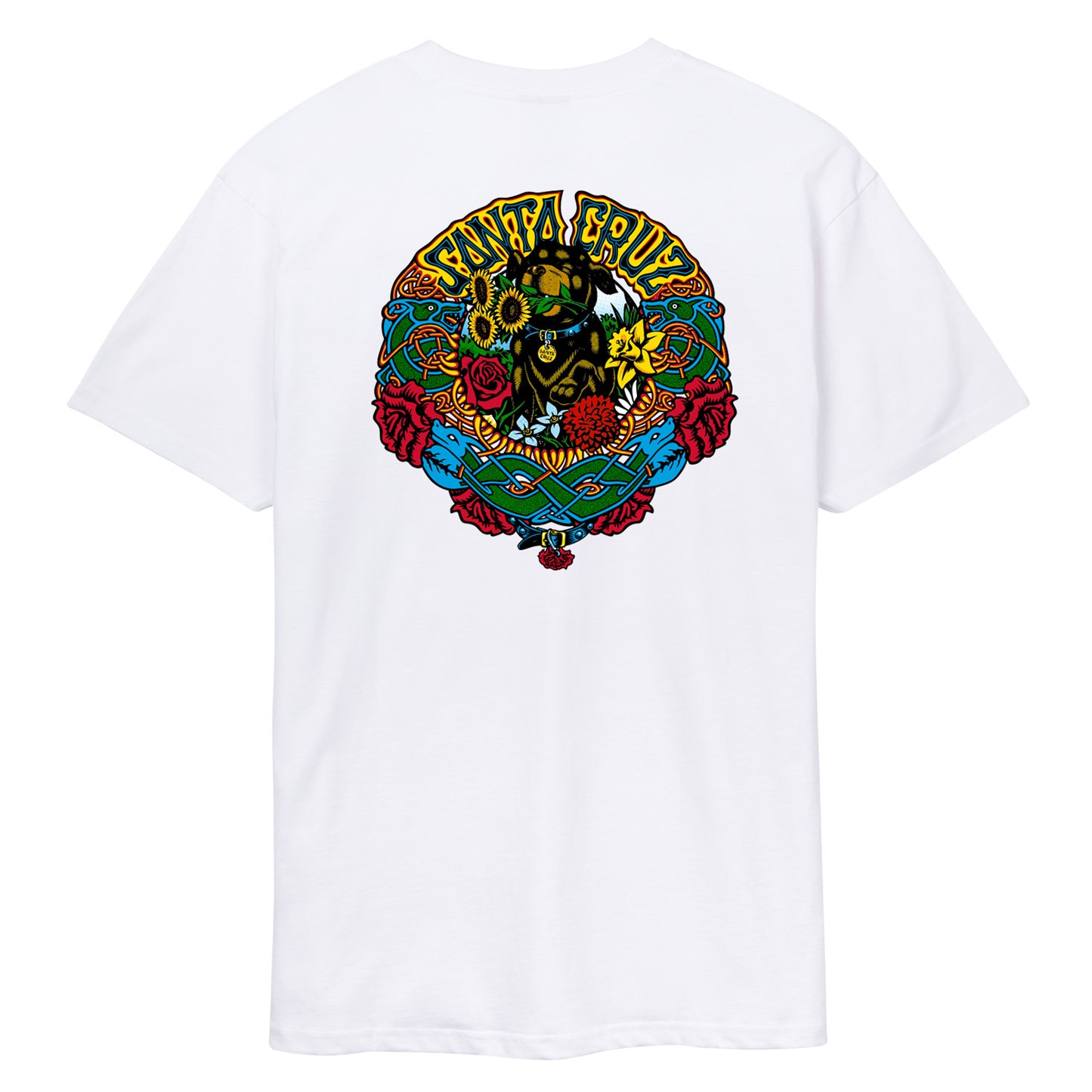Santa Cruz Dressen Mash Up Opus T-Shirt Black White Cobalt