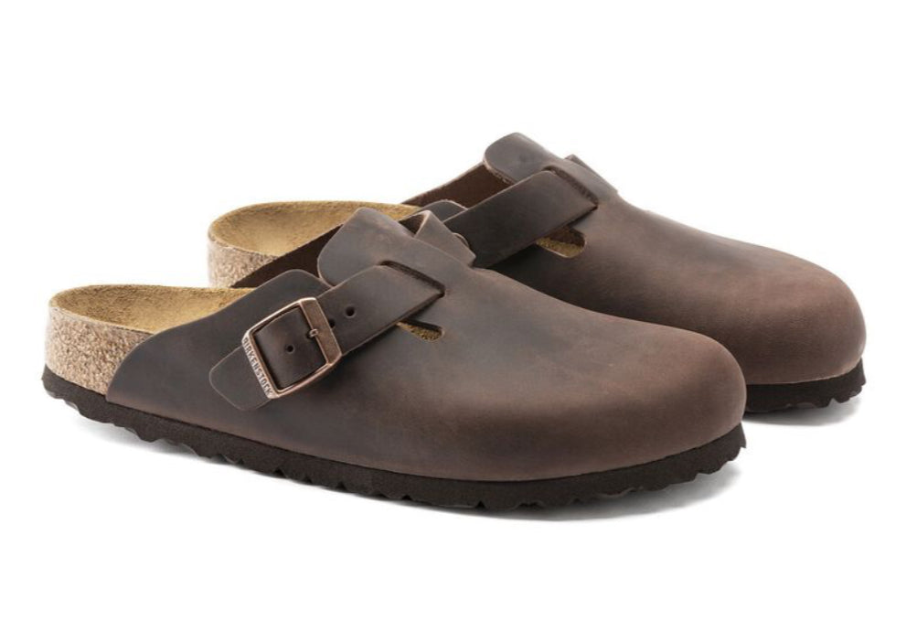Birkenstock Boston Oiled Leather Habana 0860131