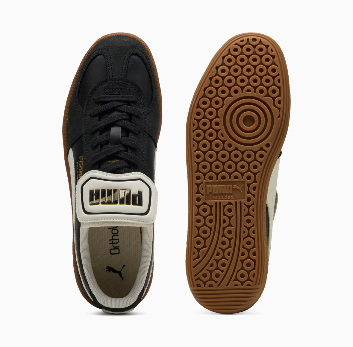 Puma Palermo Premium Black Warm White 401744-02