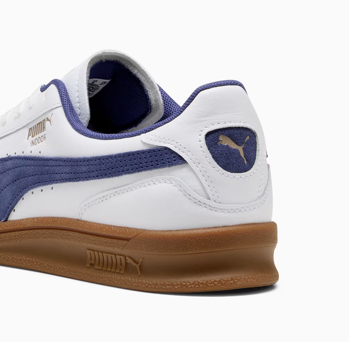 PUMA Indoor White Blue Crystal Gum 401360-06