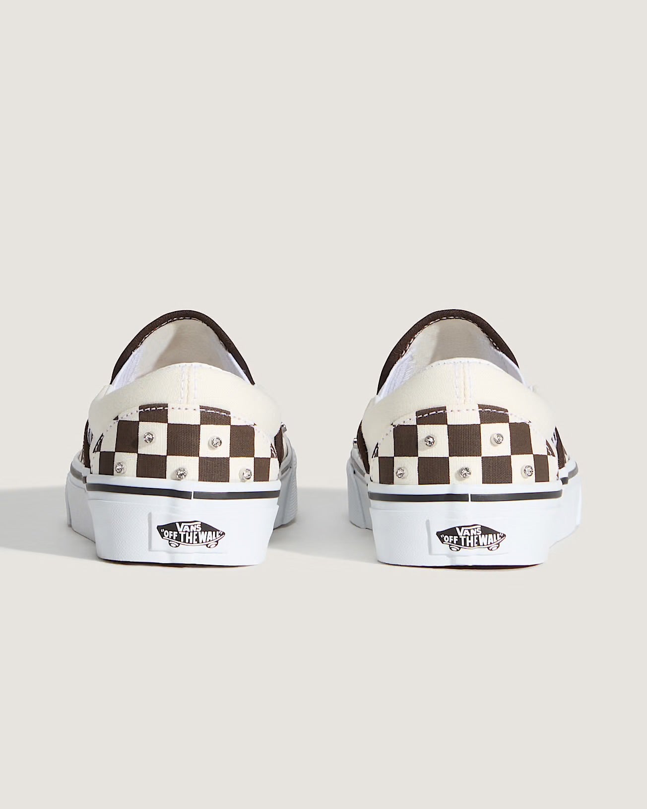 Vans Classic Slip On Checkerboard Rhinestone Demitasse VN000D6Y3N1
