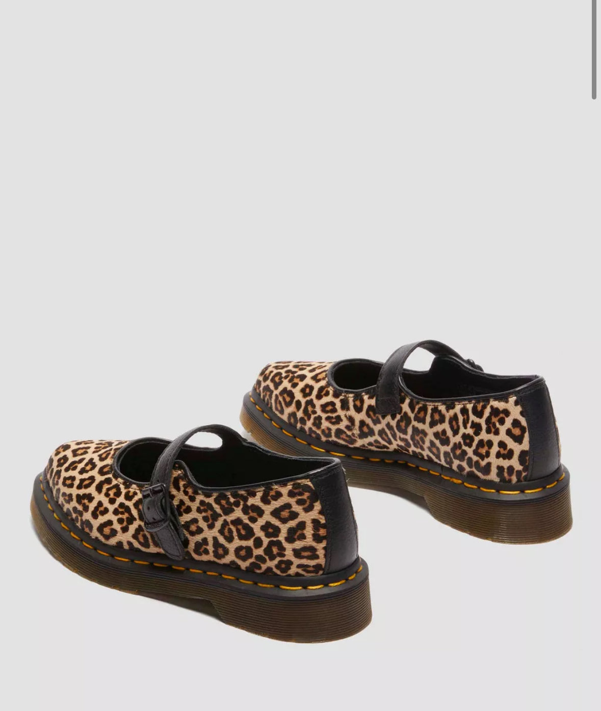 Dr.Martens Elphie Mary Jane Black Leopard 41651200