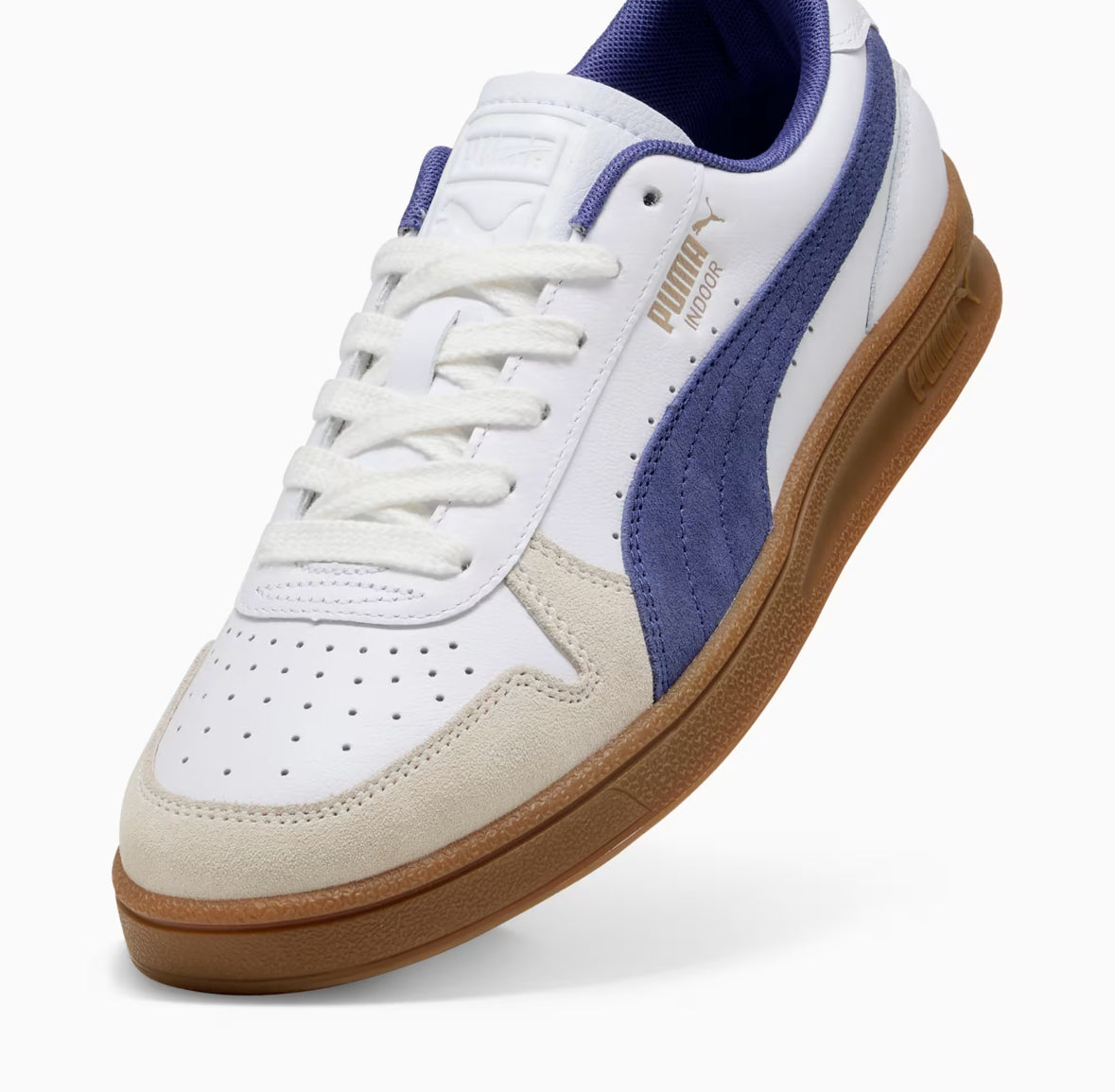 PUMA Indoor White Blue Crystal Gum 401360-06