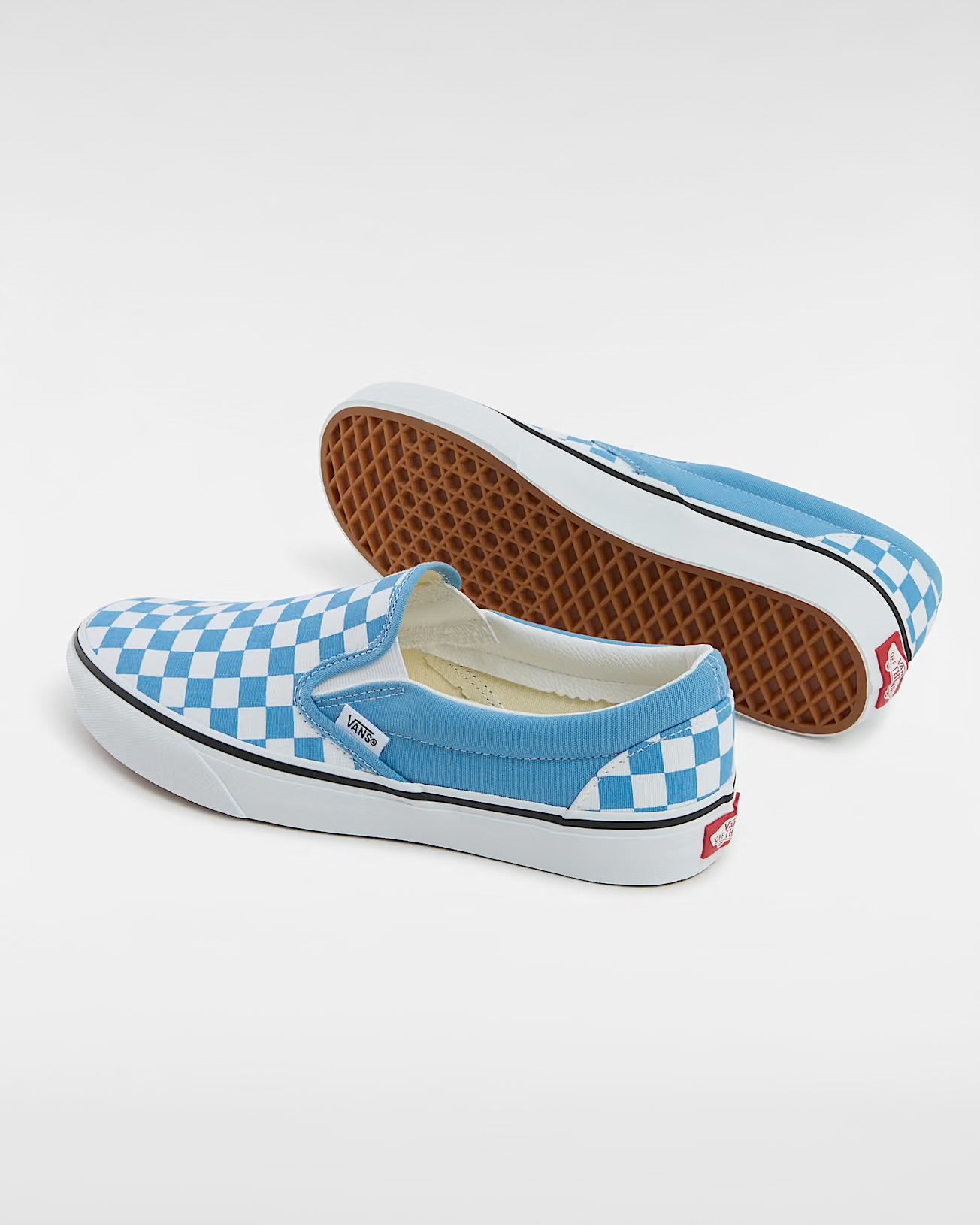 Vans Classic Slip On Checkerboard Color Theory Blue White VN000D6BE2W