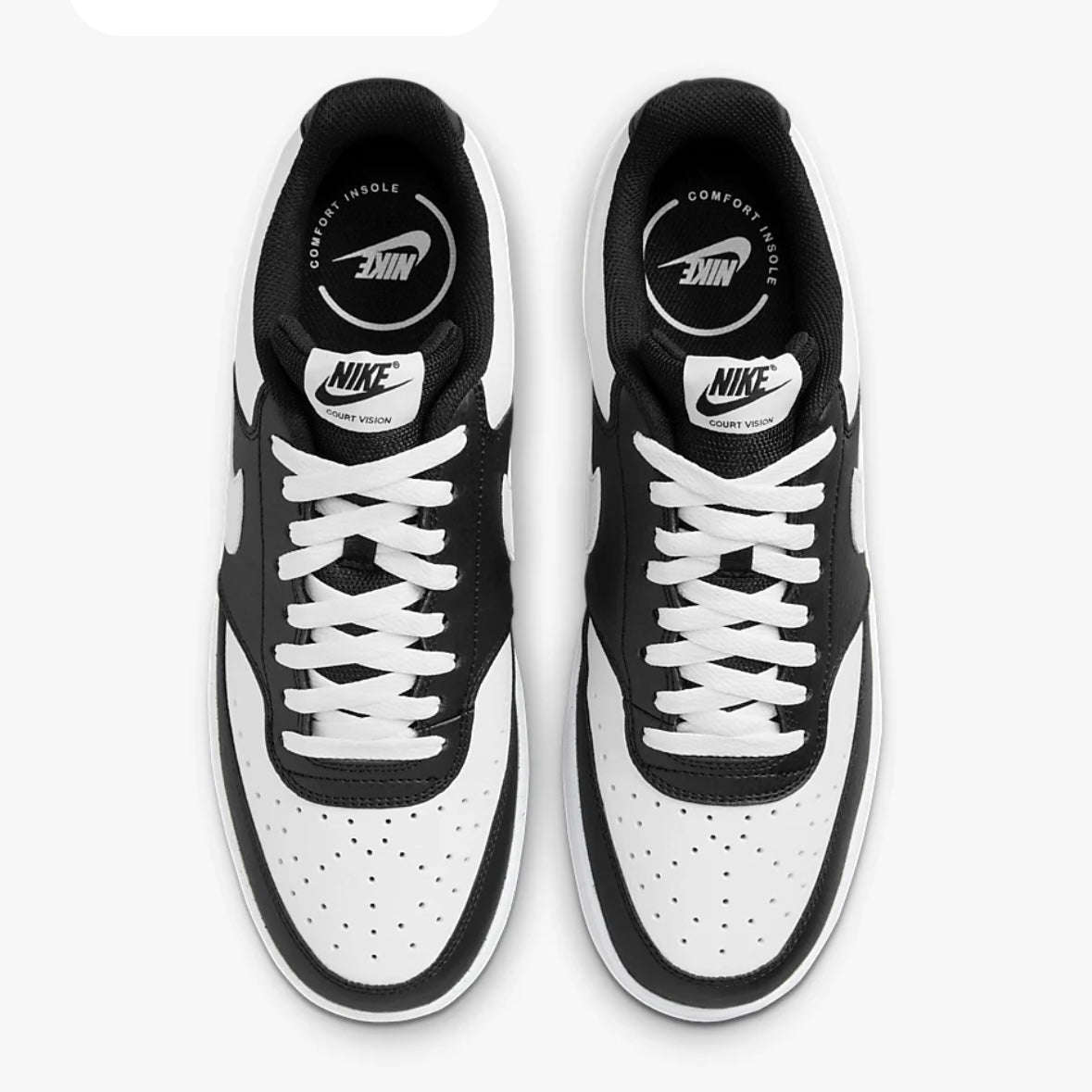 Nike Court Vision Low Black White DH3158-003