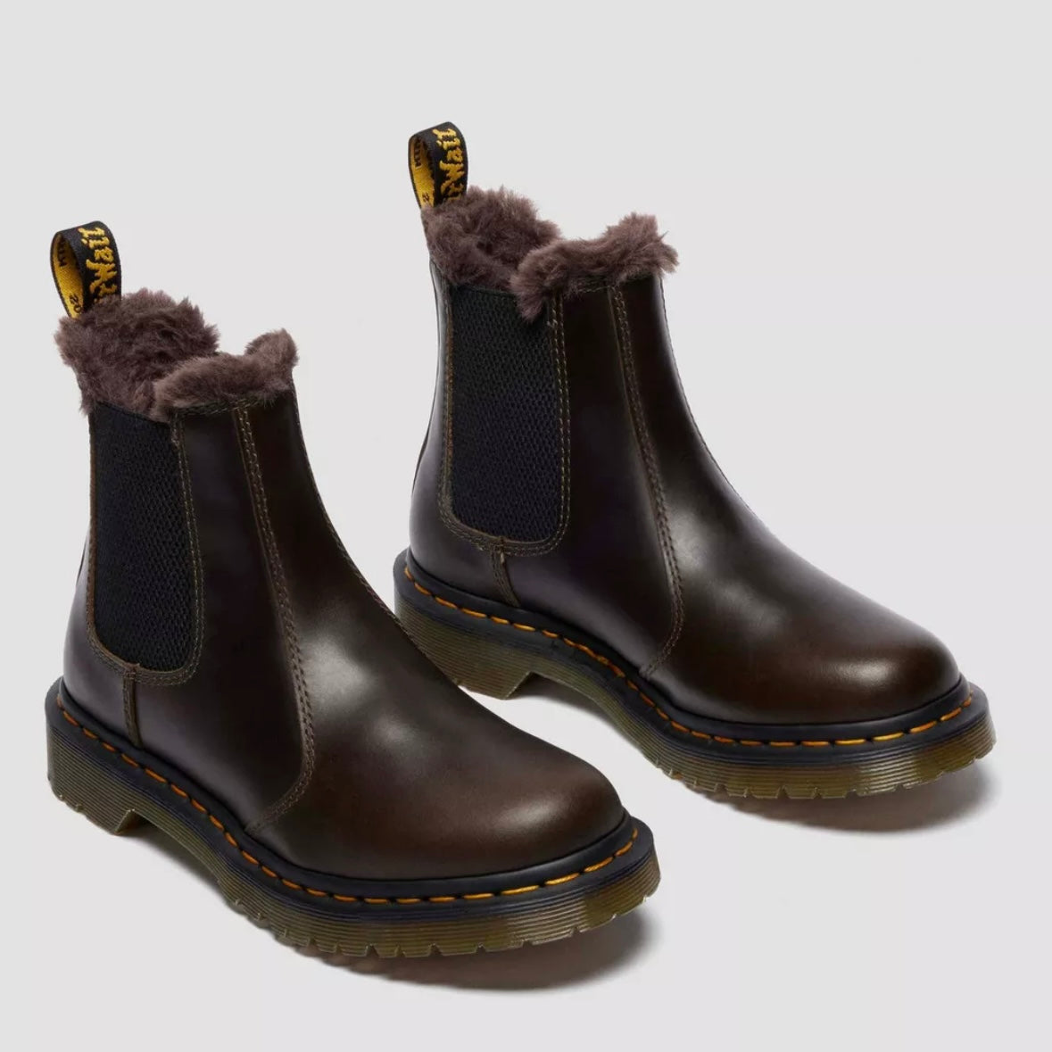 Dr.Martens 2976 Chelsea Boots Leonore Dark Taupe 41415020