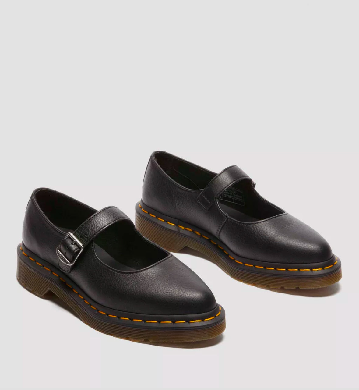 Dr.Martens Elphie Mary Jane Black Virginia 40685001