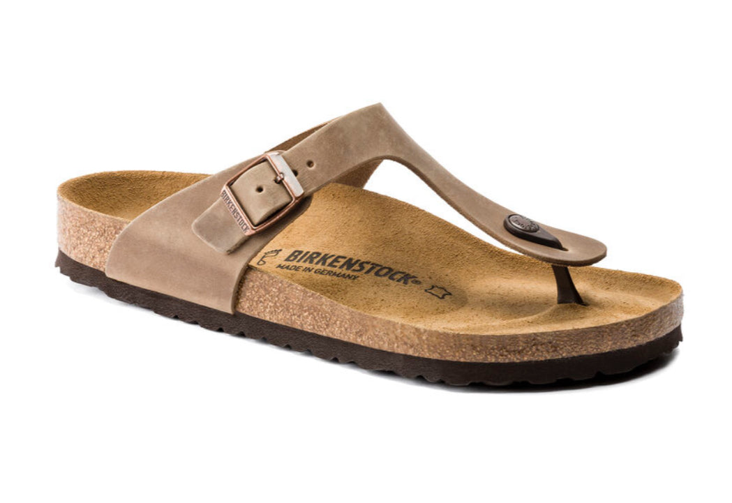 Birkenstock Gizeh Oiled Leather Tabacco 943811