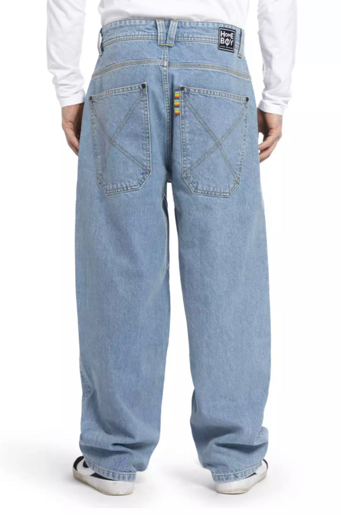 Homeboy x-tra Monster Baggy Jeans Denim Moon