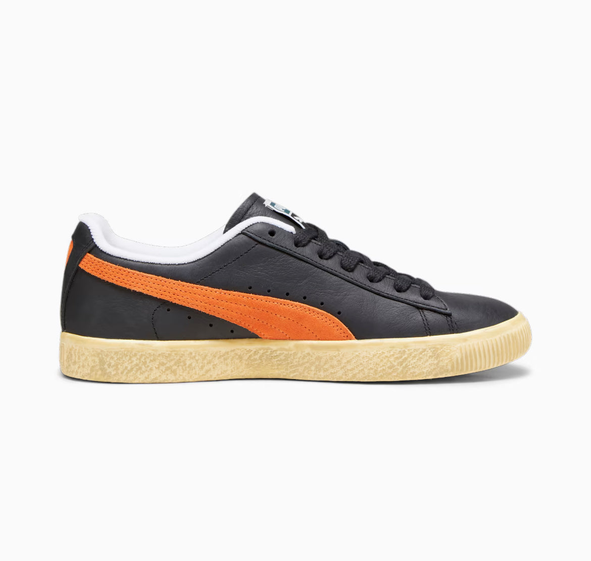 PUMA Clyde Vintage Sneaker black orange 394687-02