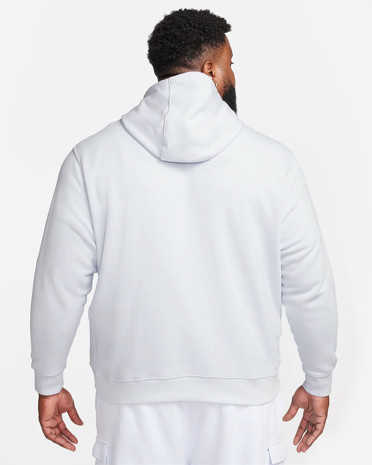 Nike Sportswear Club Pullover Hoodie Fleece Football Grey BV2654-085