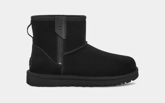 UGG Classic Mini Bailey Zip Boot Black 1151230