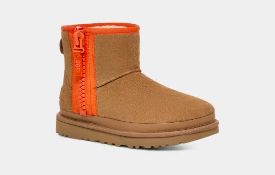 UGG Classic Mini Zip Tape Boot Chestnut 1144034