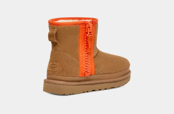 UGG Classic Mini Zip Tape Boot Chestnut 1144034