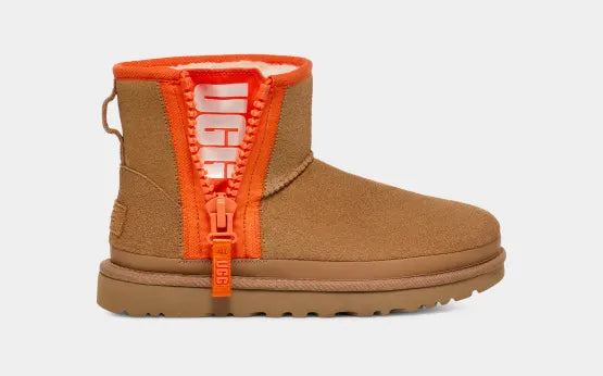 UGG Classic Mini Zip Tape Boot Chestnut 1144034