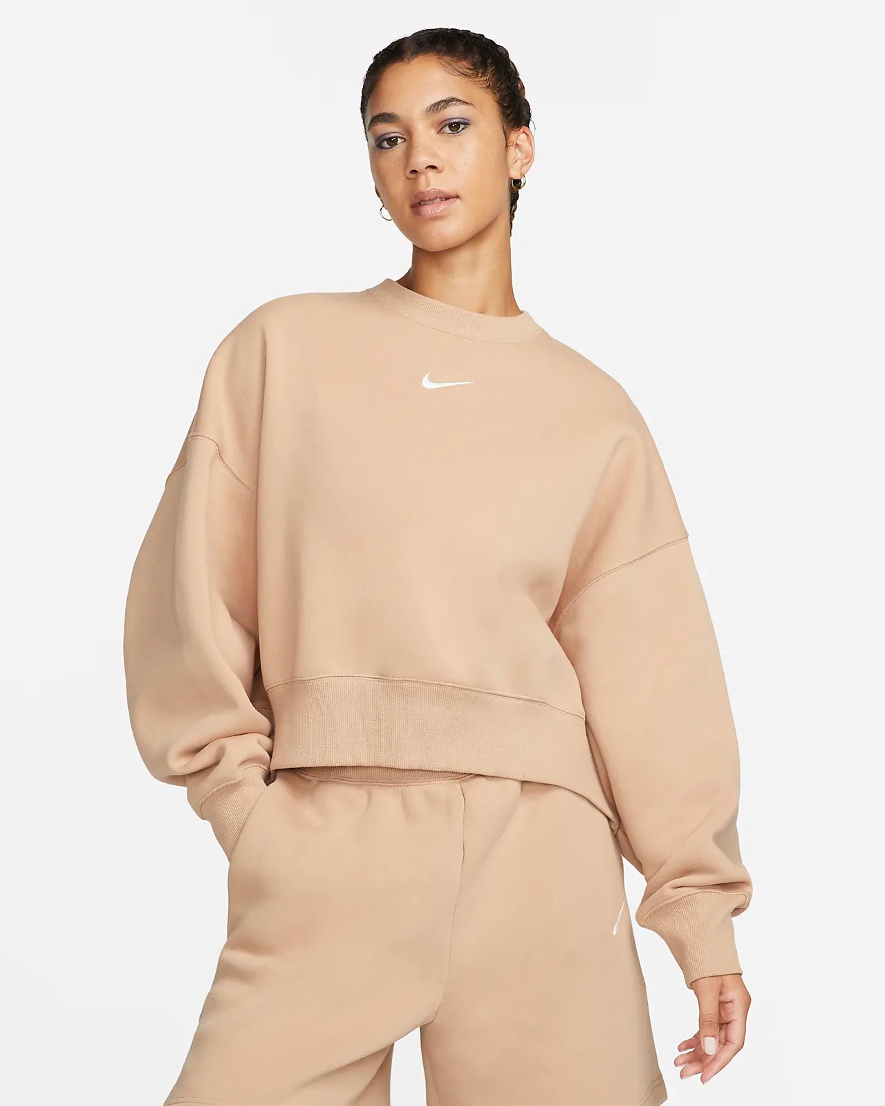 Nike Sportswear Phoenix Fleece Sweatshirt Hemp DQ5761-200