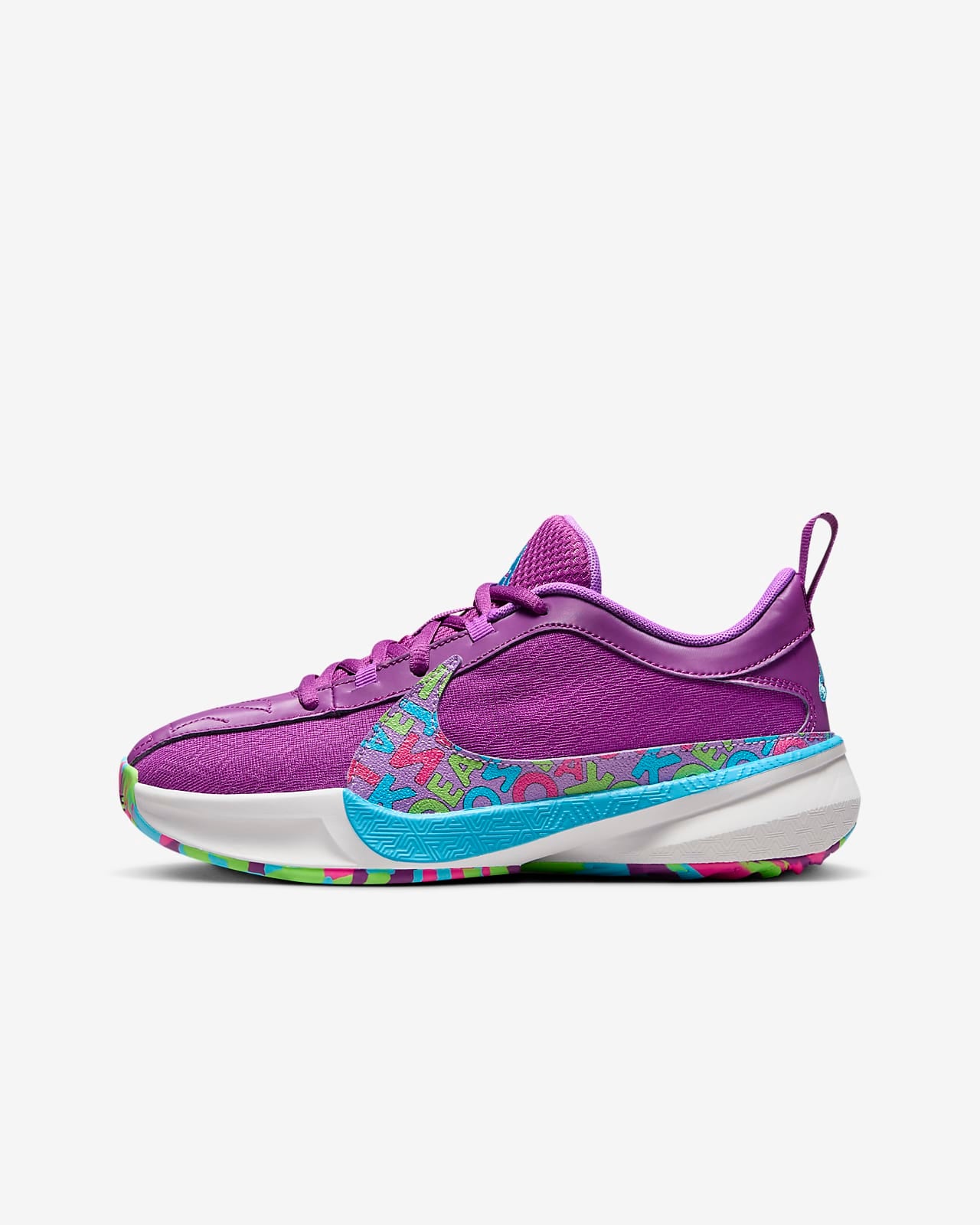 Nike Freak 5 Basketballschuh Berry Fuchsia DZ4486-500